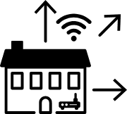 Neighbors Helping Neighbors As Remote Access Points Icon